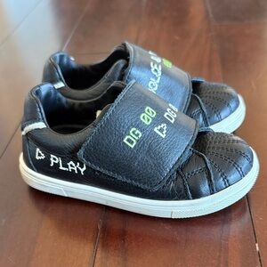 Dolce and Gabbana boys shoes size 23 - Black Kids Shoes with Velcro Straps